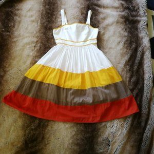 Jessica Simpson Color Block Sundress (Size 2)
